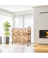 Sugift Firewood Storage Log Rack-5 Feet