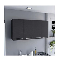 Depot E-shop Oceana 120 Wall Cabinet, Four Doors, Two Cabinets, Shelves