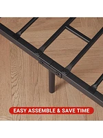 gaomon Bed Frame With Headboard, Industrial Platform Bedframe No Box Spring Needed
