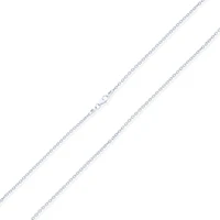 Bling Jewelry Sterling Silver Rolo Chain Necklace 60 Gauge Round Link Made Italy