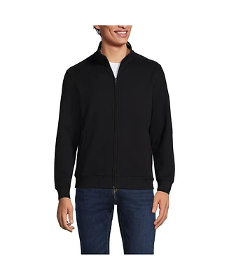 Lands' End Men's Long Sleeve Serious Sweats Mock Full Zip