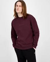 Scotch & Soda Men's Relaxed Fit Long Sleeve Crewneck Logo Sweatshirt