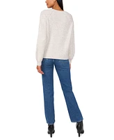 Vince Camuto Women's Crewneck Raglan Puff-Sleeve Sweater