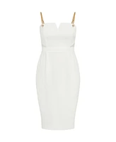 City Chic Plus Ann Chain Dress