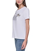 Karl Lagerfeld Paris Women's Paris Graphic T-Shirt