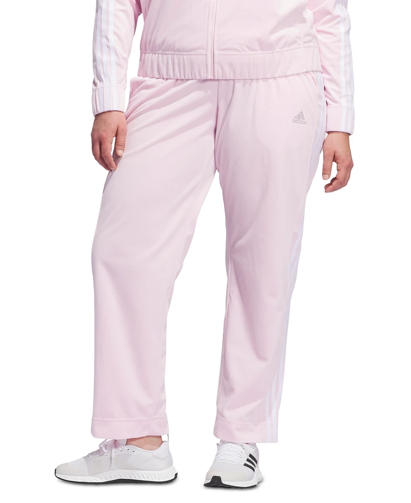 adidas Plus Y2K Glam Velour Wide-Leg Track Pants