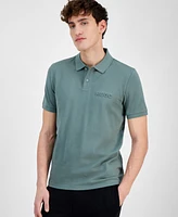 Hugo by Boss Men's Dalunos Regular-Fit Logo Embossed Polo Shirt, Exclusively at Macy's