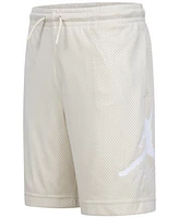 Jordan Big Boys Dri-fit Baseline Mesh Logo Shorts