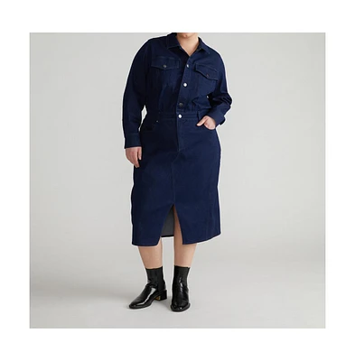 Universal Standard Plus Size Dakota Denim Dress - Effortless Style and Comfort