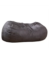 Asher Soft Microfiber Suede 6.5 Ft Cylinder Bean Bag