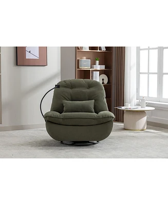 Streamdale Furniture Power Recliner Swivel Glider Usb Charger With Bluetooth Music Player Different Function Sleep Working Game and Leisure Model