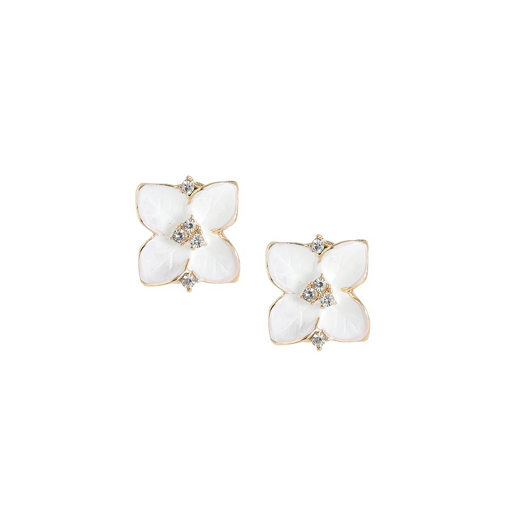 Sohi Women's Flora Stud Earrings