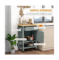 Slickblue Kitchen Cart, Storage Cabinet, and Island for Multi-Functional Organization and Efficient Kitchen Use