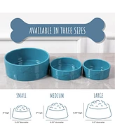 Park Life Designs Set of two Manor Collection ceramic pet bowls