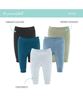 The Peanutshell Baby Boys Pants, 5-Pack Basics