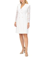 Vince Camuto Women's Signature Stretch Lace Tuxedo Dress