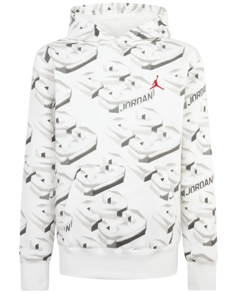 Jordan Big Boys 23 Fadeaway Fleece Hoodie