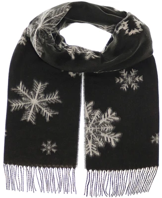 Fraas Snowflake Cashmink Scarf