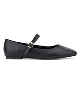 New York & Company Women's Page- Buckle Ballet Flats