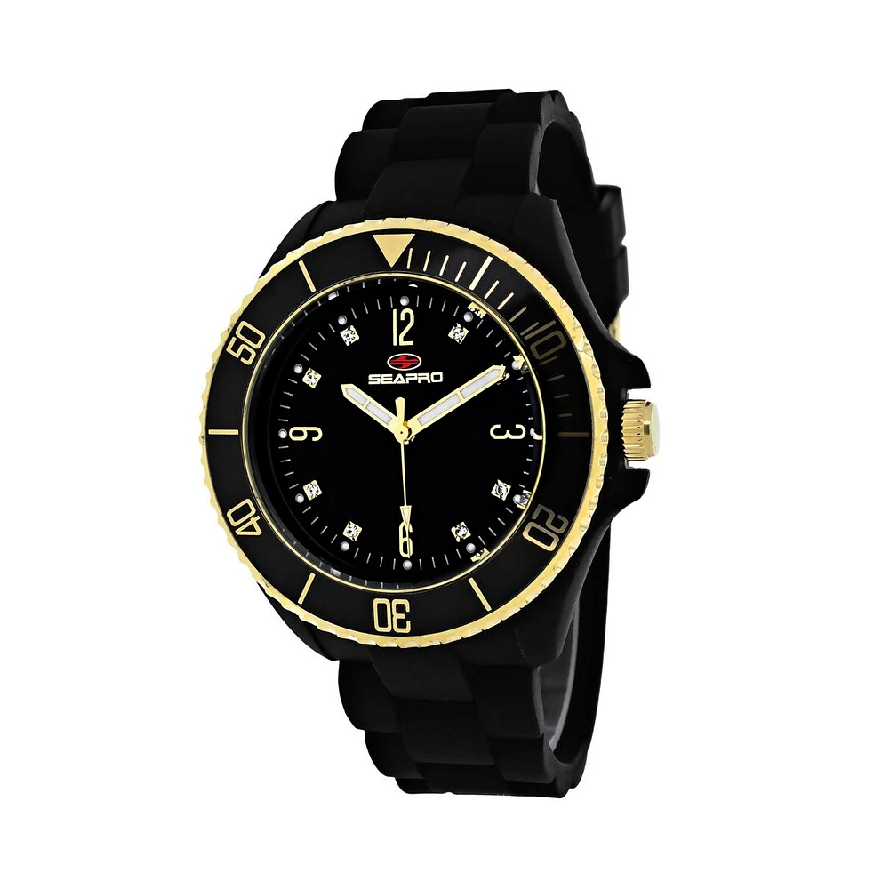 Seapro Women's Sea Bubble Black Dial Watch - SP7410