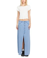 Volcom Juniors' Chill Trap Cotton Denim Skirt