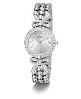 Guess Women's Analog Silver Tone Stainless Steel Watch, 30 mm