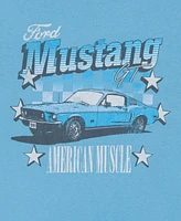 Hybrid Men's Ford Mustang Contrast Stitch Short Sleeve Tee