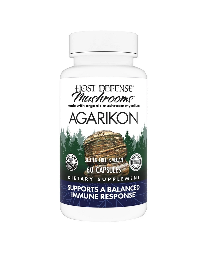 Host Defense Agarikon Capsules - Immune System Support Supplement