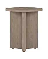 Hudson & Canal 20" Anders Wide Round Side Table