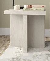 Hudson & Canal 22" Elna Wide Square Side Table