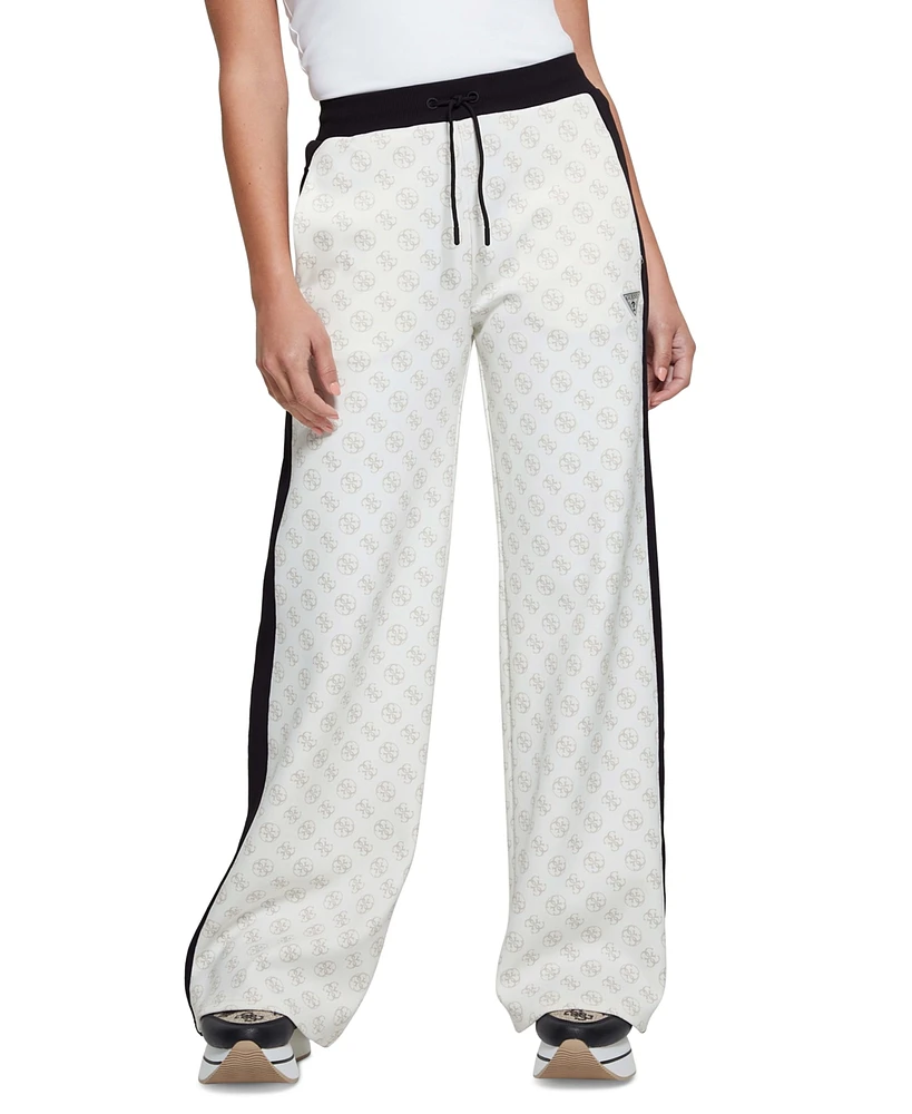 Guess Women's Printed Pull-On Pants