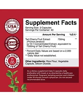 Nature's Craft Tart Cherry Capsules, Advanced Uric Acid Cleanse and Joint Support Supplement, Nature's Craft, 120ct