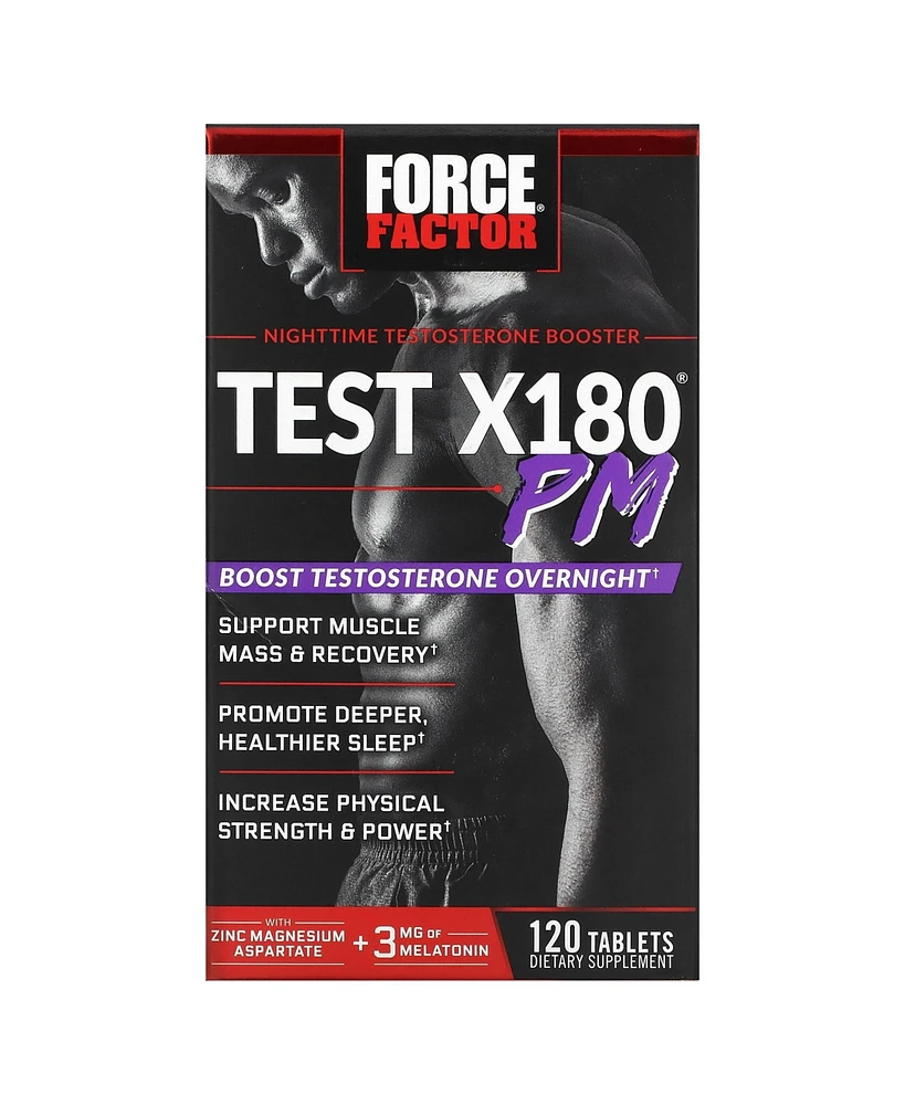 Force Factor Test X180 Pm Nighttime Testosterone Booster