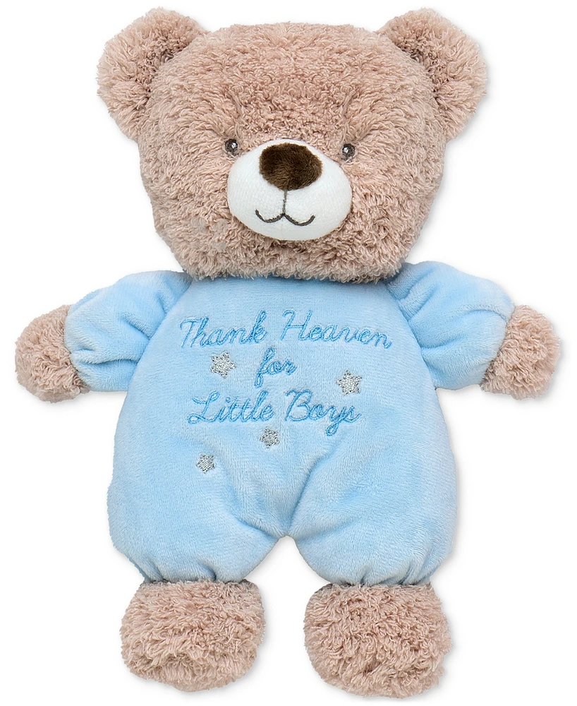 Little Me Baby Boys Thank Heaven for Little Boys 9" Plush Bear