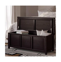 John Louis Home Solid Wood Open Top Storage Bench