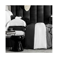 Togas Eden white/white Duvet cover King white