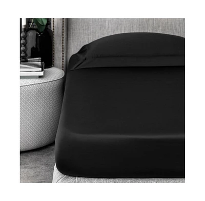 Togas Sensa Black Fitted Sheet Full