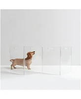 Hiddin Low Pet Gate Zig Zag Options 6 panel