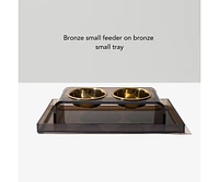 Hiddin Bronze Overflow Feeder Tray, Small