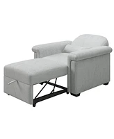 Slickblue 3-in-1 Convertible Sleeper Chair Sofa Bed with Pull-Out Couch and Adjustable Backrest, Includes Pillow