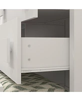 Homsee White Storage Dresser Organizer With 6 Drawers