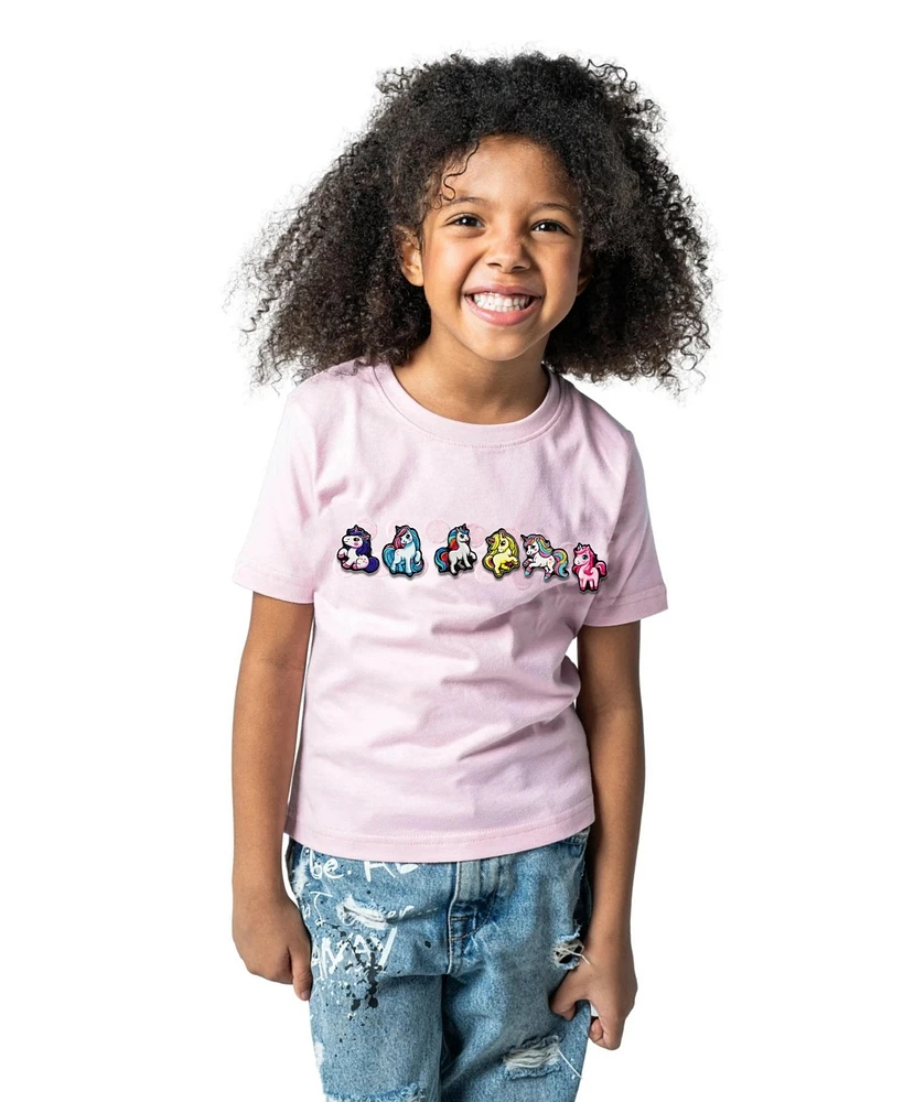 Rabble Clothing Toddler Unisex Kids' Tshirt with Unicorn Fairy Tales Dabblz Bundle