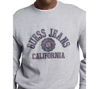 Guess Jeans Men's California Long Sleeve Logo Graphic Sweatshirt