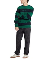 Guess Jeans Men's Stripe Logo Sweater