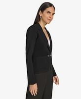 Calvin Klein Women's Two-Button Sweater Blazer