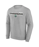 Fanatics Men's and Women's Heather Gray New York Liberty 2024 Wnba Finals Champions Pullover Sweatshirt