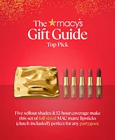 Mac 6-Pc. Gold Standard MACximal Silky Matte Lipstick Set