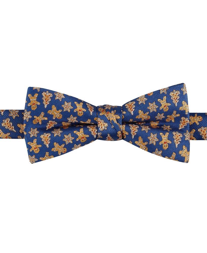 Tommy Hilfiger Boys Holiday Gingerbread Pre-Tied Bow Tie