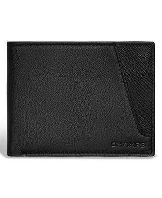 Champs Men's Iconic Collection Leather Bi-Fold Wallet