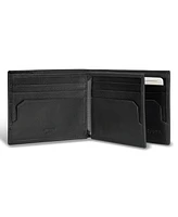 Champs Men's Iconic Collection Leather Center Wing Wallet